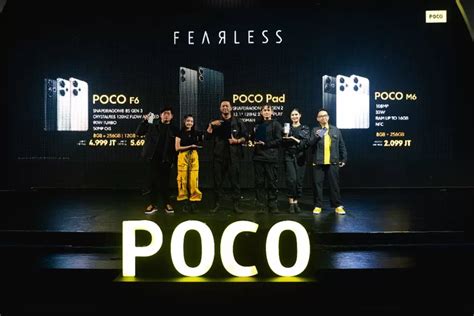 POCO Rilis Smartphone Fearless Di Tahun 2024 POCO F6 Dan POCO M6