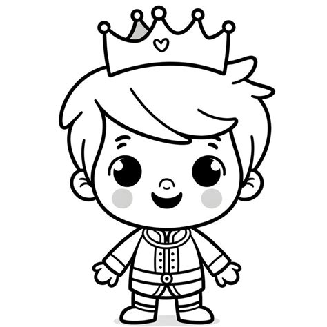 Prince Coloring Pages Printable Painting Template In Coloring