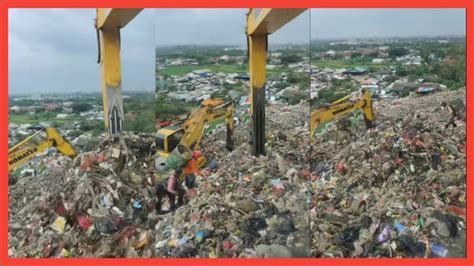 Efficient Waste Disposal With Excavator Exploring Bantar Gebang