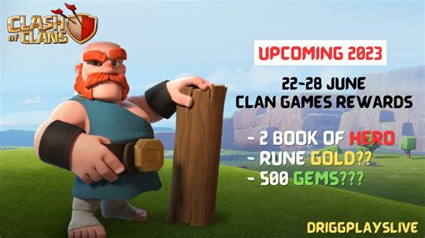 Clan Games Rewards In June 2023 In Clash Of Clans Upcoming June 2023