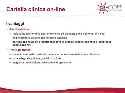 Cartella clinica on line caratteristiche tecniche ed utilità clinica