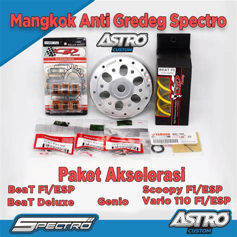 Jual Mangkok Ganda Spectro Akselerasi BeaT FI Esp Scoopy Fi Esp Vario