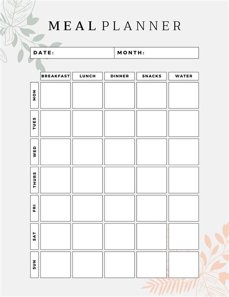 2024 Simple Minimalist Printable Personal Calendar Planner Etsy