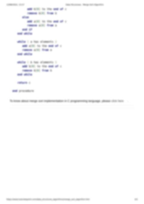 Solution Data Structures Merge Sort Algorithm Studypool