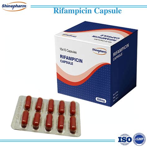 Rifampicin Capsule 300mg Antituberculosis Drugs With GMP Rifampicin