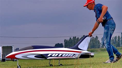 Huge Rc Futura Model Sport Jet Flight Demonstration Euroflugtag