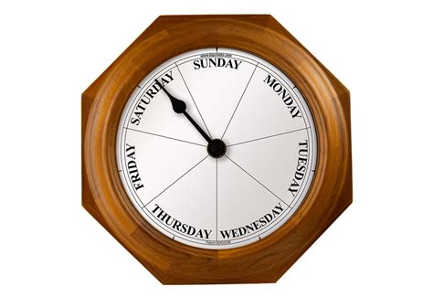 Dayclocks CL-O-E Classic Oak Day-of-the-Week Wall Clock | Walmart Canada