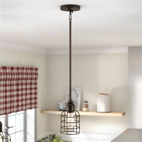 Laurel Foundry Modern Farmhouse Schoenberg 1 Light Single Cylinder