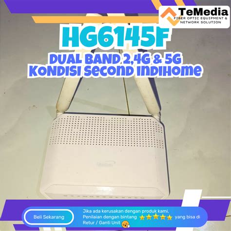 Jual Fiberhome Hg6145f Ont Gpon Wireless Modem Router Bekas Indihome