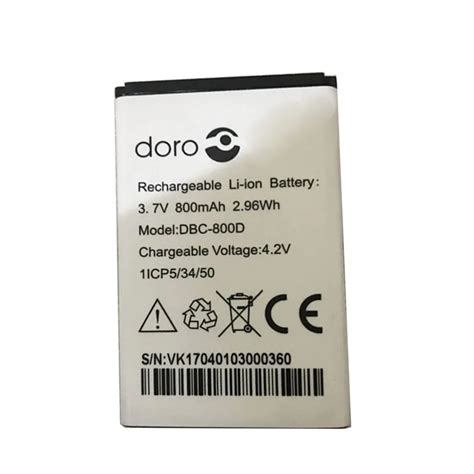 800mAh Dbc 800d Batterie Pour Doro 500 506 508 509 510 515 6520 6030