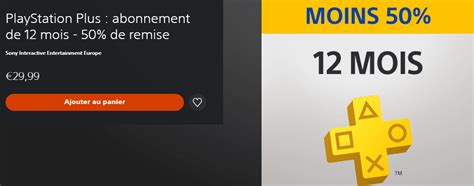 🈹 Abonnement De 12 Mois Au Playstation Plus à 50 [bon Plan]