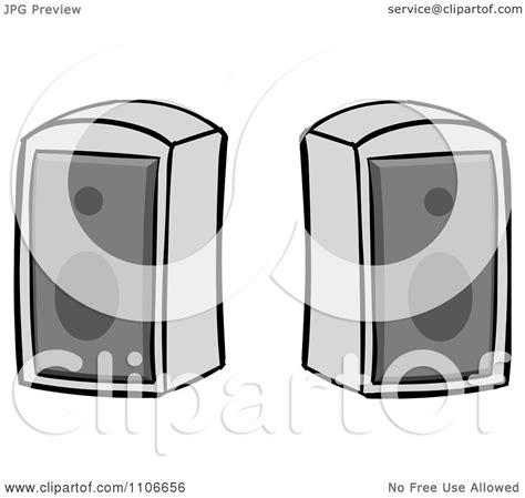 Clipart Speakers - Royalty Free Vector Illustration by Cartoon ...