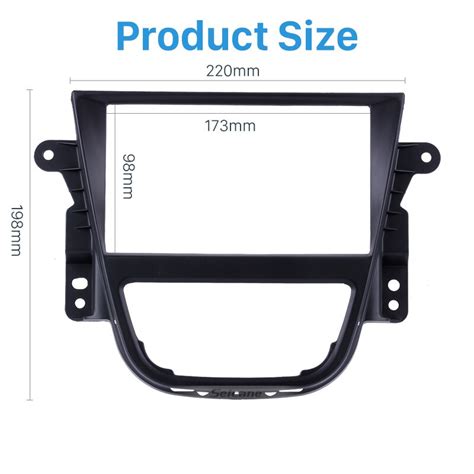 Seicane Bien Double Din Autoradio Fascia Pour Opel Grandado