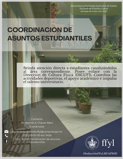 Coordinaci N De Asuntos Estudiantiles Colegio De Filosof A Buap