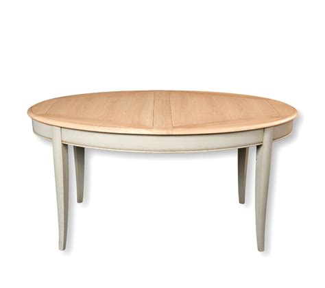 Table Ovale 160 Cm 2 Rallonges Intégrées Chêne Massif Table BUT