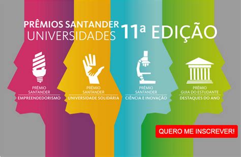 Prêmios Santander Universidades Últimos dias para inscrições