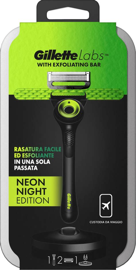 Gillette Rasoio Labs Neon Night Edition Travel Pack 1 Pz Acquista