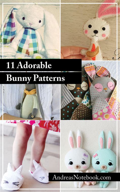 Template Bunny Sewing Pattern