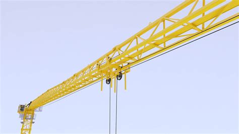 Construction Tower Crane 3d Model By Frezzy