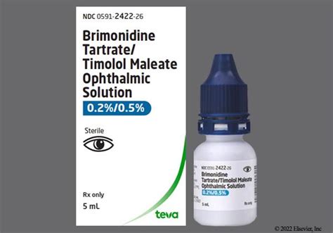 Brimonidine Tartrate/Timolol Maleate, 48% OFF