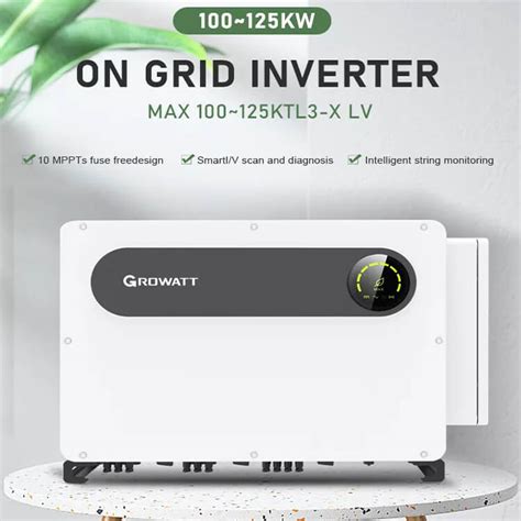 Growatt Max 100ktl3 X Lv Energy Dawnice