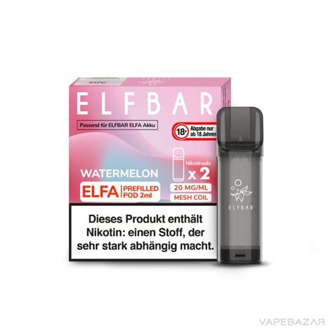 Elf Bar Elfa Watermelon Prefilled Pod Nur