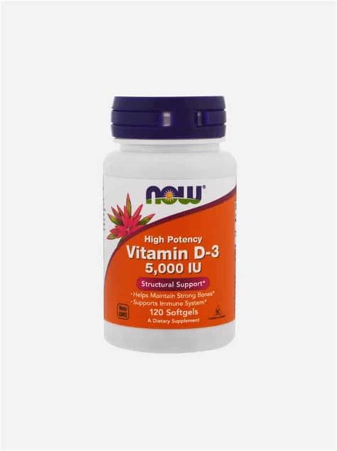 Вітаміни та мінерали | Vit D-3 5000 IU 120 softgels | Спортивное ...