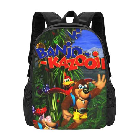 Banjo Kazooie Backpack3d Print Laptop Backpack Lightweight Casual