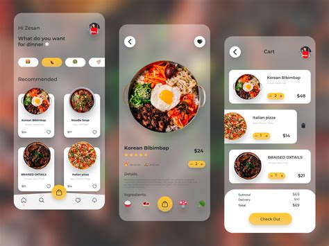 dazzling examples  mobile app ui design  inspire