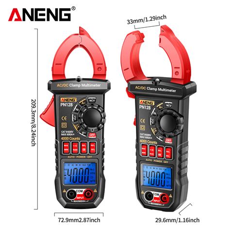 Aneng Digital Multimeter Voltage Tester Clamp Meter Ac Dc A Pn