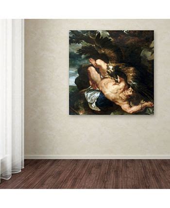 Trademark Global Peter Paul Rubens 'Prometheus Bound' Canvas Art - 35" x 35" x 2" - Macy's