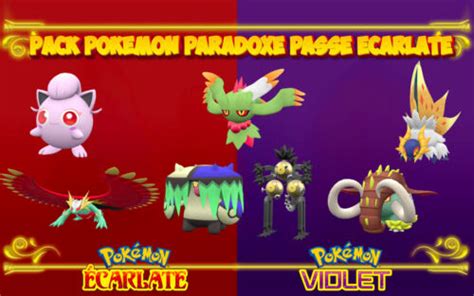 Pokemon Ecarlate Pokemon Violet Pack Pokemon Shiny Paradoxe