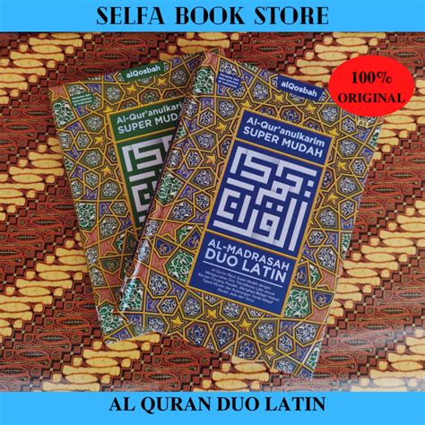 Bisa Cod Al Quran Al Madrasah Duo Latin A X Cm Al Quran Latin