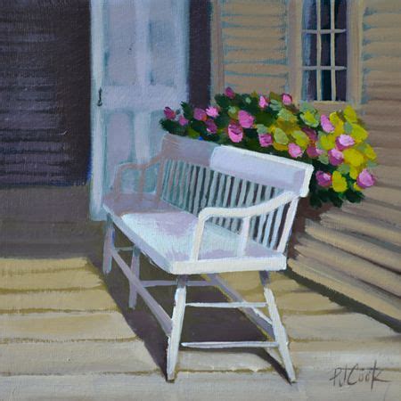 Sunlit Porch Pj Cook Gallery Of Original Fine Art Traditional Porch