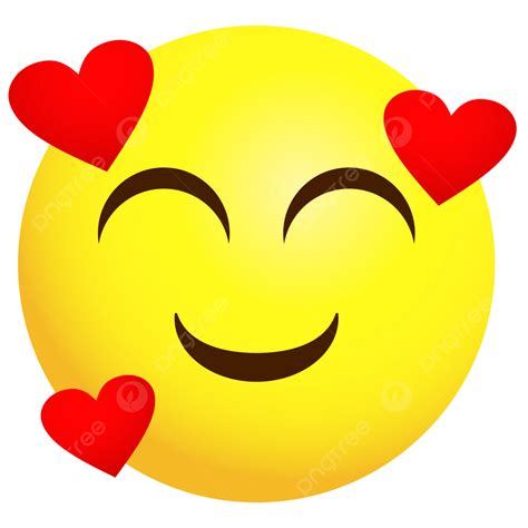 Emoticon Feliz O Amoroso Con Cara Vector Png Dibujos Emoticonos