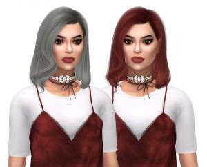 Ashley Stealthic Vanity Maxis Match Hairstyle Retextured Sims 4 Hairs