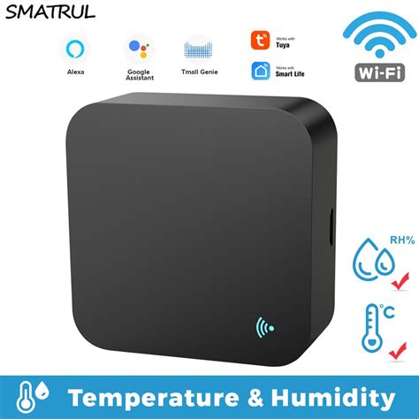 Smatrul Tuya Smart Life App Wifi Temperature And Humidity Sensor