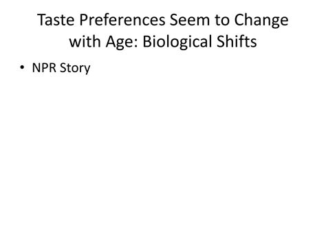 Ppt The Sense Of Taste Biology And Psychology Powerpoint