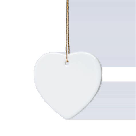 Ceramic Heart Ornament • Gearment One Stop Print On Demand Solution