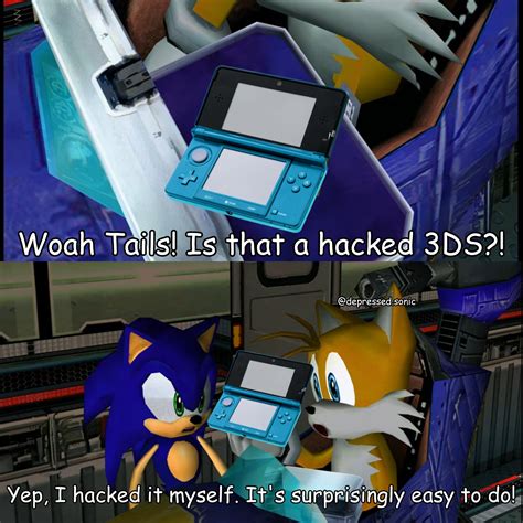 Tails and Sonic | Modding A 3DS Is Surprisingly Easy | Know Your Meme