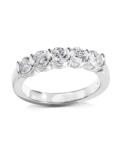 Round Brilliant Cut Diamond 5 Stone Ring Turgeon Raine