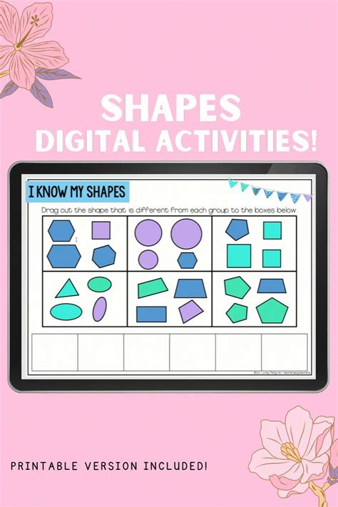 D Shapes And Their Attributes Worksheets Google Slide Powerpoint