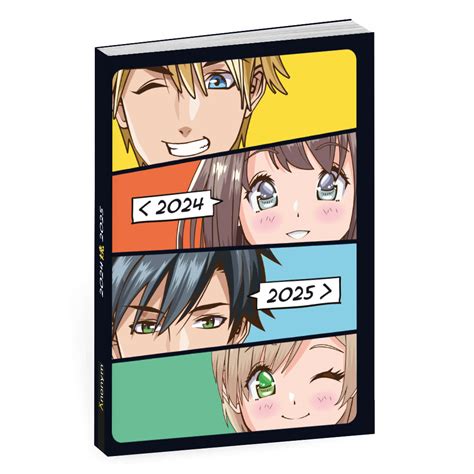 Agenda Scolaire ANONYM Manga Stripes 2024 2025 Chez Rentreediscount