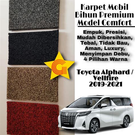 Jual Karpet Toyota Alphardvellfire 2019 2021 Premium Bihun Premium