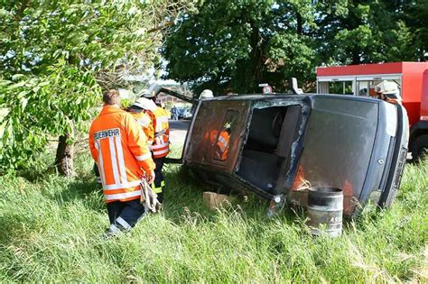 Verkehrsunfall Mit Eingeklemmten Personen Neustadt Am R Benberge