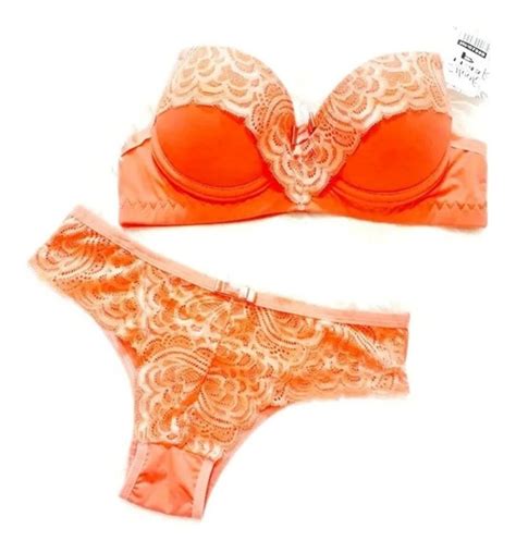 Kit Conjunto Lingerie Bojo Microfibra MercadoLivre