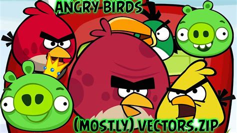 Fanware Files Angry Birds Mostly Vectors Zip Episode 187 YouTube