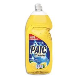 PAIC CITRON Flacon d15 litre de liquide vaisselle parfumé au citron