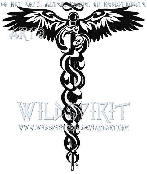 Rn Caduceus Tattoo Designs