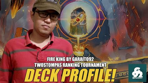 Yu Gi Oh Ocg Ranking Tournament Top Deck Profile Fire King